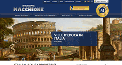 Desktop Screenshot of immobiliaremacchione.com
